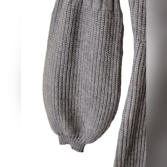 Nanette Lepore Cowl Neck Sweater Dress Gray Size M - Picture 8 of 14